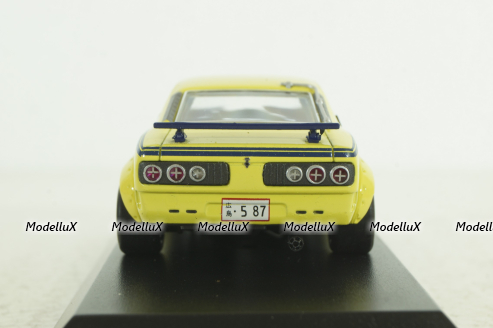 Mazda Savannah RX-3 Test Car, yellow, 03196A, Kyosho 1:43