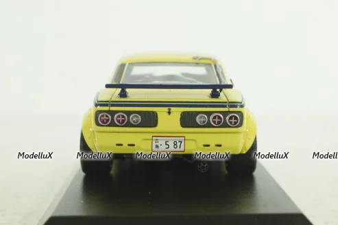 Mazda Savannah RX-3 Test Car, yellow, 03196A, Kyosho 1:43