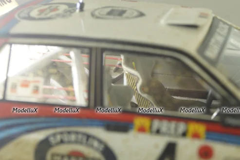 Lancia Delta HF Integrale Evoluzione Martini #4 Winner Rallye Monte Carlo Dirty Version Car Model, TM43-004AD, Top Marques 1:43