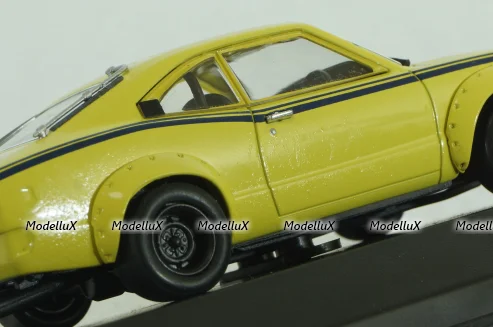 Mazda Savannah RX-3 Test Car, yellow, 03196A, Kyosho 1:43