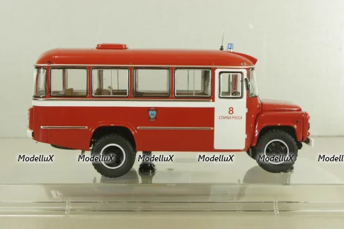 Кавз-685М, пожарный автобус КПП ГДЗС г. Старая Русса 2005 г., 168509, Dip Models 1:43