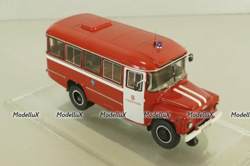 Кавз-685М, пожарный автобус КПП ГДЗС г. Старая Русса 2005 г., 168509, Dip Models 1:43