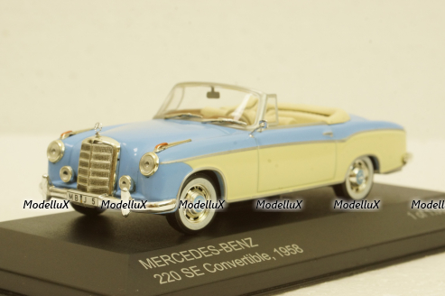 Mercedes 220SE Convertible, 1958, WhiteBox 1:43