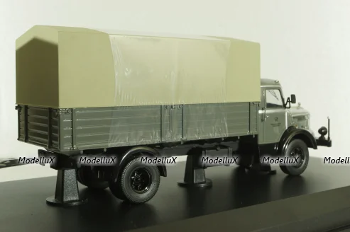 Krupp Titan planet LKW with trailer, grey, 025603, Schuco 1:43