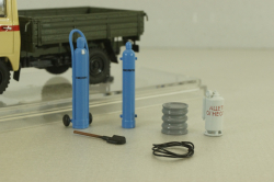 Уаз-450Д, Аварийная «ГорГаз» Душанбе, Таджикистан - 1963 г., с аксесcуарами 145004, DiP Models 1:43