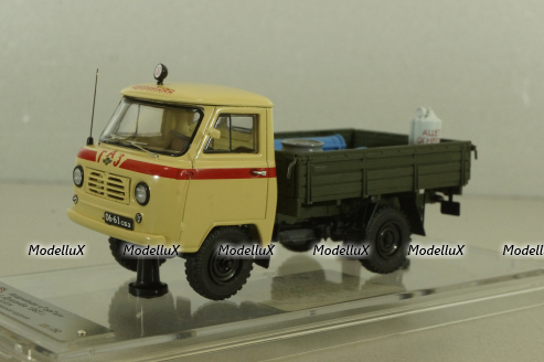 Уаз-450Д, Аварийная «ГорГаз» Душанбе, Таджикистан - 1963 г., с аксесcуарами 145004, DiP Models 1:43