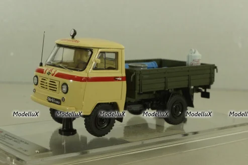 Уаз-450Д, Аварийная «ГорГаз» Душанбе, Таджикистан - 1963 г., с аксесcуарами 145004, DiP Models 1:43
