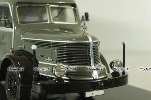 Krupp Titan planet LKW with trailer, grey, 025603, Schuco 1:43