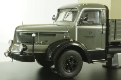 Krupp Titan planet LKW with trailer, grey, 025603, Schuco 1:43