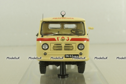 Уаз-450Д, Аварийная «ГорГаз» Душанбе, Таджикистан - 1963 г., с аксесcуарами 145004, DiP Models 1:43