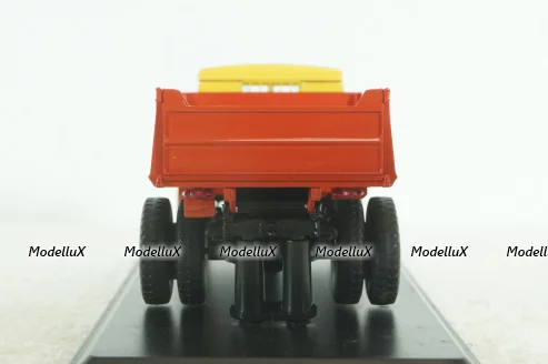 Маз-205, самосвал, желтый/красный, SSM1053, SSM 1:43
