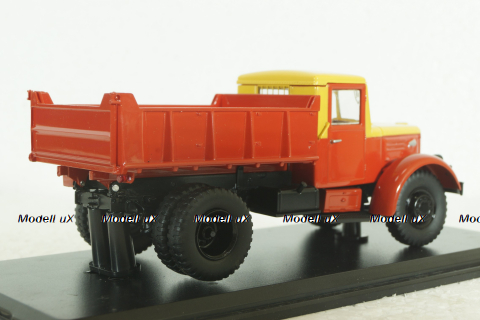 Маз-205, самосвал, желтый/красный, SSM1053, SSM 1:43