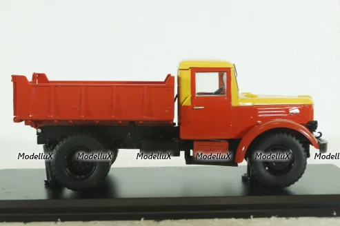 Маз-205, самосвал, желтый/красный, SSM1053, SSM 1:43