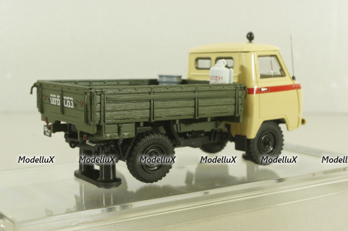 Уаз-450Д, Аварийная «ГорГаз» Душанбе, Таджикистан - 1963 г., с аксесcуарами 145004, DiP Models 1:43