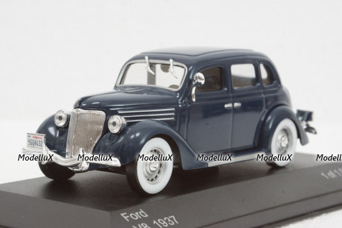 Ford V8 1937, blue, WB052, WhiteBox 1:43