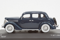 Ford V8 1937, blue, WB052, WhiteBox 1:43