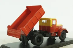 Маз-205, самосвал, желтый/красный, SSM1053, SSM 1:43