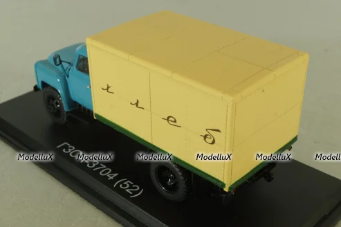 ГЗСА-3704(52) автомобиль для перевозки хлеба, голубой, SSM1327, SSM 1:43