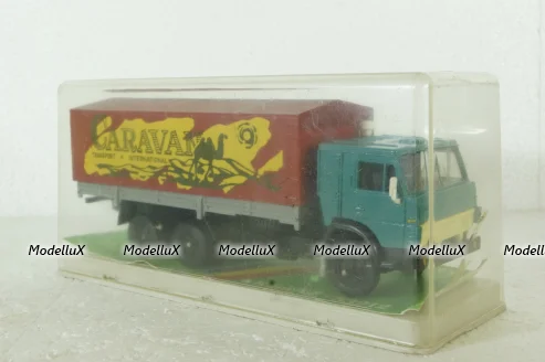 Камаз-53212, борт с тентом Caravan, декабрь 89г., Арек 1:43