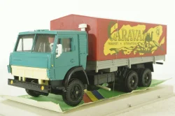 Камаз-53212, борт с тентом Caravan, декабрь 89г., Арек 1:43