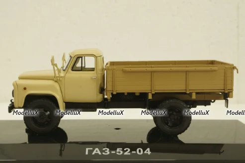 Газ-52-04, бортовой, бежевый 1983г, Dip 105201 1:43