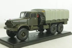 Краз-214Б борт с тентом хаки 1963, Наш Автопром 1:43
