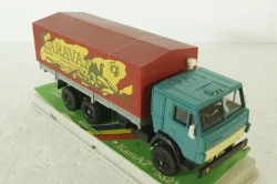 Камаз-53212, борт с тентом Caravan, декабрь 89г., Арек 1:43
