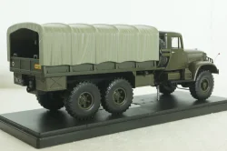 Краз-214Б борт с тентом хаки 1963, Наш Автопром 1:43