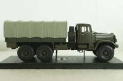 Краз-214Б борт с тентом хаки 1963, Наш Автопром 1:43