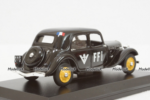 Citroen Traction 11 Legere FFI, 1944, Atlas 1:43
