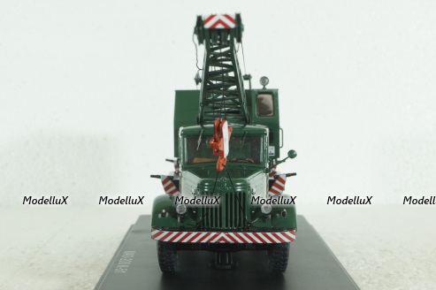 Маз-200 К-51, зеленый, автокран, SSM1165, SSM 1:43