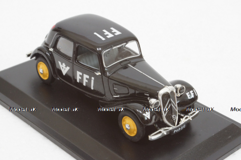 Citroen Traction 11 Legere FFI, 1944, Atlas 1:43