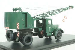 Маз-200 К-51, зеленый, автокран, SSM1165, SSM 1:43