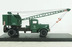 Маз-200 К-51, зеленый, автокран, SSM1165, SSM 1:43