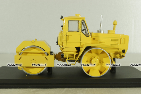 СД-802(Т-150) каток дорожный на шасси трактора Т-150 1980, желтый, SSM8016, SSM 1:43