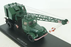 Маз-200 К-51, зеленый, автокран, SSM1165, SSM 1:43