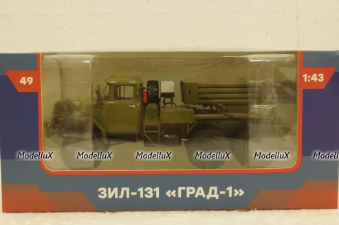 Зил-131 «Град-1», Легендарные Грузовики СССР №49, Modimio 1:43