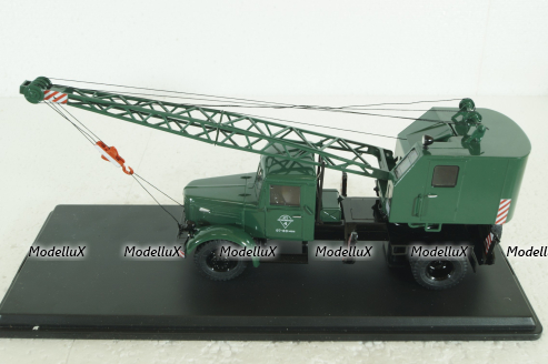 Маз-200 К-51, зеленый, автокран, SSM1165, SSM 1:43