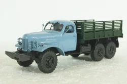 Зил-157К, бортовой, голубой/зеленый, АвтоИстория 1:43