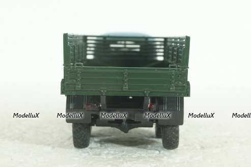Зил-157К, бортовой, голубой/зеленый, АвтоИстория 1:43