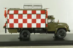 СКП-11(130) Стартовый командный пункт на шасси Зил-130 хаки, военный, SSM1587, SSM 1:43 Уценка