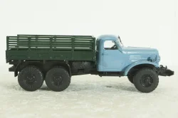 Зил-157К, бортовой, голубой/зеленый, АвтоИстория 1:43