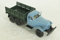 Зил-157К, бортовой, голубой/зеленый, АвтоИстория 1:43