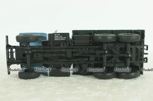 Зил-157К, бортовой, голубой/зеленый, АвтоИстория 1:43