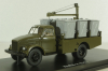 КММ-2(51) контейнерный мусоровоз на шасси ГАЗ-51Д 1958, зеленый, SSM1582, SSM 1:43