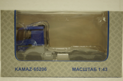 Камаз-65206 тягач, синий, АвтоИстория 1:43