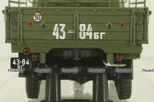 Уаз-450Д, Военная Автоинспекция МО СССР 1963 г. с аксессуарами в кузове, 145003, DiP Models 1:43