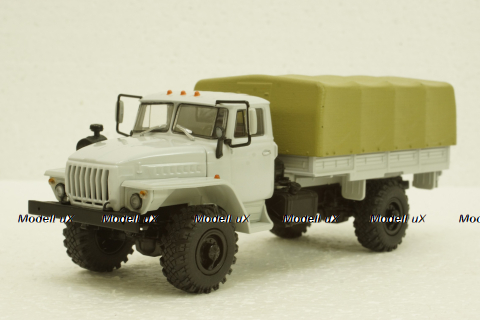 Урал-43206 з тентом, сірий, АвтоИстория 1:43