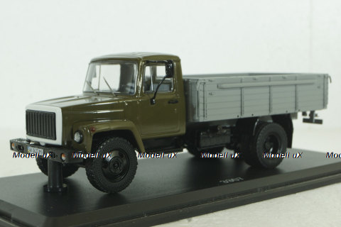 Газ-3307 (двигун ЗМЗ-513) деревяний борт, 1989, SSM1151, SSM 1:43