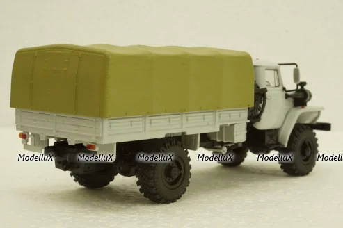 Урал-43206 з тентом, сірий, АвтоИстория 1:43